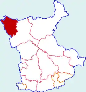 Localisation de Chángwǔ Xiàn