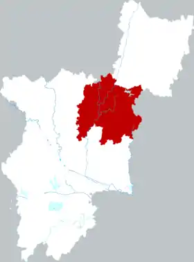 Localisation de Xiàochāng Xiàn