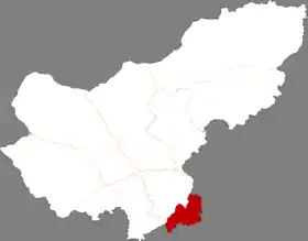 Localisation de Duōlún Xiàn
