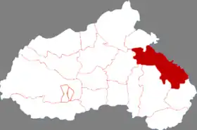Localisation de Nángōng