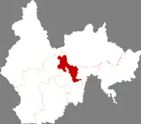 Localisation de Yánjí