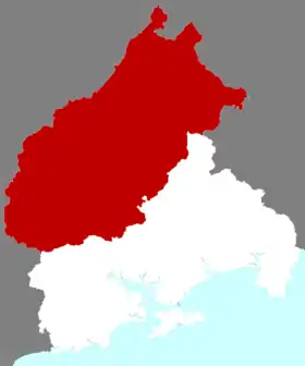 Localisation de Yángchūn