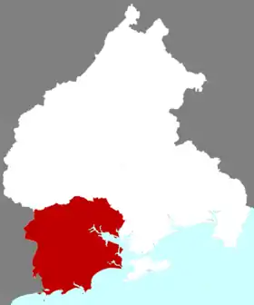 Localisation de Yángxī Xiàn
