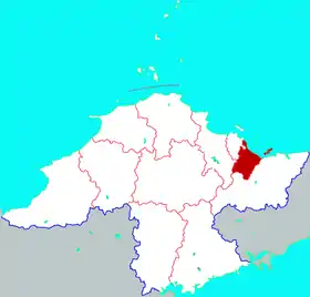Localisation de Láishān Qū