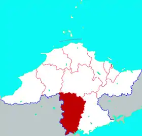 Localisation de Láiyáng