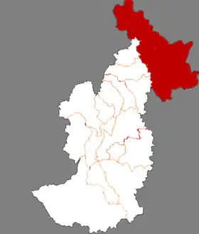 Localisation de Jiāyīn Xiàn