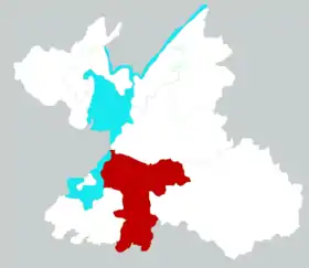 Localisation de Mìluó shi