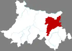 Localisation de Yúnchéng Qū