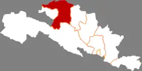 Localisation de Gāotái Xiàn