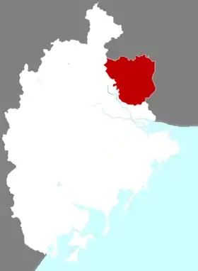 Localisation de Chángtài Xiàn