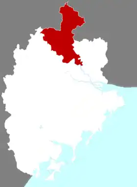 Localisation de Huá'ān Xiàn