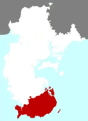 Localisation de Xúwén xiàn