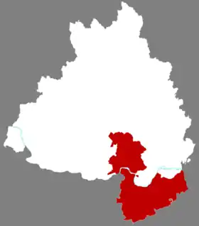 Localisation de Gāoyào