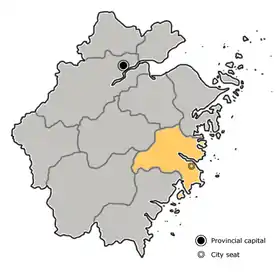 Localisation de Taizhou