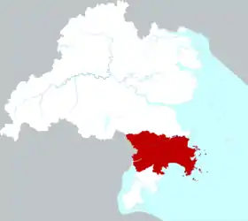 Localisation de Wēnlǐng