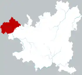 Localisation de Chìshuǐ