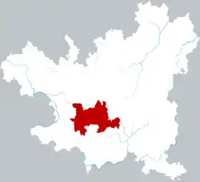 Localisation de Huìchuān Qū