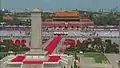 La place Tian'anmen et la Cité Interdite.