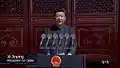 Discours de Xi Jinping.