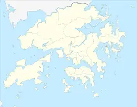 Localisation sur la carte de Hong Kong