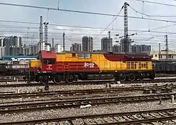 HXN5B au dépôt de Liuzhou.