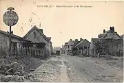 Vue de la reconstruction vers 1925 (village d'Étouvelles).