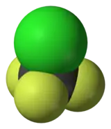 Image illustrative de l’article Chlorotrifluorométhane