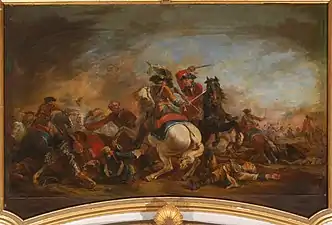 Choc de cavalerie (vers 1769), Chantilly, musée Condé.