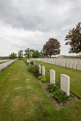 Le Chocques Military Cemetery.