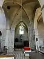 Croisée du transept, vue vers le nord.