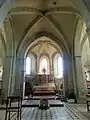 Croisée du transept, vue vers l'est.