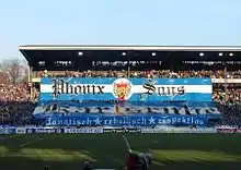 Les Phönix Sons, supporters du Karlsruher SC en Allemagne, club très proche de Strasbourg.
