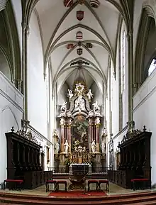 Chœur de la cathédrale de Wiener Neustadt