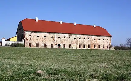 Un ancien grenier à l'extrémité ouest du village.