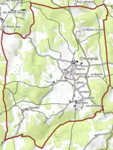 Carte topographique