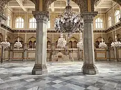 Palais des Chowmahalla à Hyderabad, siège des Nizams de l'Hyderabad, anciens souverains du Telangana.