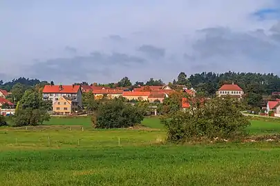 Chrášťovice : vue générale.