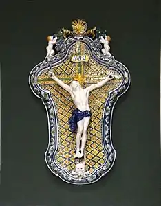 Christ de la chapelle du musée des arts décoratifs, de la faïence et de la mode à Marseille.
