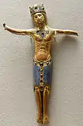 Christ sur la croix (fin (XIIe siècle, Musée du Louvre).