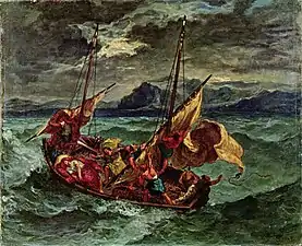 Eugène Delacroix, Le Christ sur la mer de Galilée, 1854.