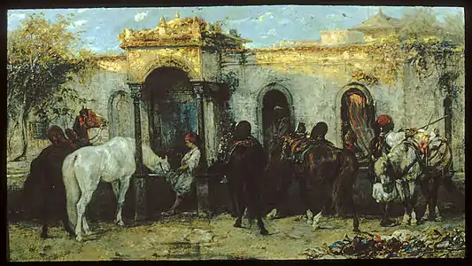 Arabes en Égypte, à l'aube (1867), Baltimore, Walters Art Museum.