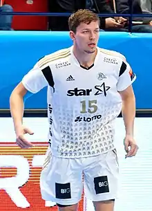 Sous le maillot du THW Kiel le 12 mars 2017