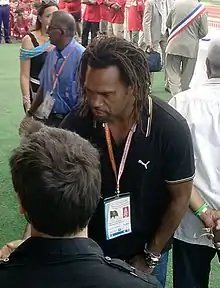 Christian Karembeu de face