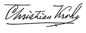 signature de Christian Krohg