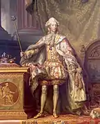 Gotthard Wilhelm Åkerfelt - Portrait de Christian VII roi de Danemark