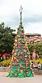 Sapin de Noël à Ráquira en Colombie.