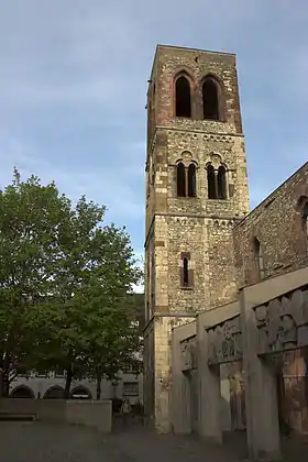 Les ruines de l'église Saint-Christophe
