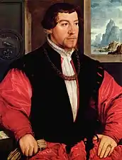 Christoph Amberger (1505-1562), Portrait de Christoph Baumgartner, 1543.