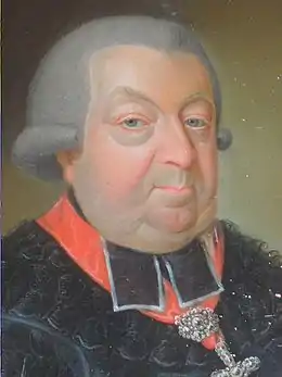 Johann Baptist Hirschmann, portrait de Christoph Franz von Buseck