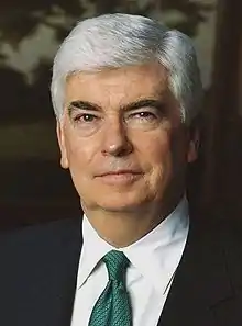 Christopher Dodd, sénateur du Connecticut.